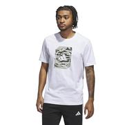 adidas Men's CAMO Shape Graphic T-Shirt, White/Wonder Alumina, XL