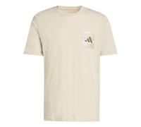 adidas Camo Woven Pocket Graphic T-Shirt Herren JZ7499 - wonder alumina L