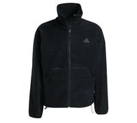 adidas Men's City Tech High Pile Fleecejacke mit durchgehendem Reißverschluss Black XL