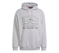 Adidas Men's College Hoody Sweatshirt, Light Grey Heat, M