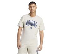 adidas Men's Collegiate Lineage Graphic T-Shirt Beige 2XL