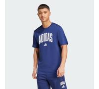 adidas Men's Collegiate Lineage Graphic T-Shirt, Dark Blue, 4XL