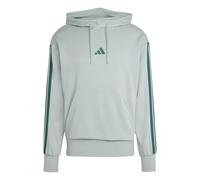 Adidas Essentials 3 Stripes French Terry Kapuzenpullover M Wonder Sage / Collegiate Green