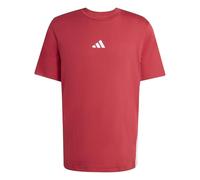 Adidas Herren T‑Shirt Essentials 3‑Streifen Single Jersey KD4865 active maroon/white XL