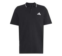 Poloshirt ADIDAS SPORTSWEAR "ESSENTIALS 3-STREIFEN PIKEE", Herren, Gr. L, schwarz, weiß, Obermaterial: 100% Baumwolle, Shirts (30484959-L) schwarz, weiß