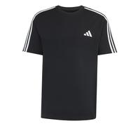 adidas Essentials 3-Stripes Single kurzärmeliges T-Shirt schwarz weiß - M