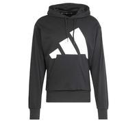 Adidas Men's Essentials Big Logo French Terry Hoodie, Black/White, XXL