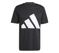 Adidas Men's Essentials Big Logo Single Jersey Tee, Black/White, L