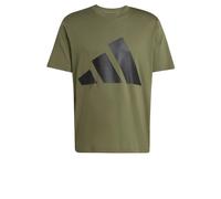 adidas Essentials Big Logo T-Shirt khaki/schwarz - M