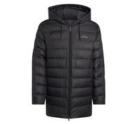 adidas Essentials CLIMAWARM 3-Stripes Light Down Kapuzenjacke schwarz reinweiß - M