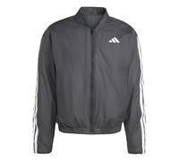 adidas Men's Essentials CLIMAWARM 3 Stripes Insulated bomber Jackets, black, M