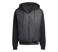 adidas Men's Essentials CLIMAWARM 3 Stripes Insulated Hooded Hybrid Jackets, black, M