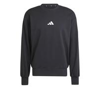 adidas Herren Essentials FEELCOZY Fleece Sweatshirt, Black/White, XS