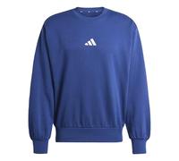 Adidas Sweatshirt Essentials Feelcozy – Dunkelblau/Weiß mit Label-Stitching – XL