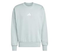 Sweatshirt ADIDAS SPORTSWEAR "ESSENTIALS FEELCOZY", Herren, Gr. L, wonder sage, weiß, Obermaterial: 70% Baumwolle, 30% Polyester, normal, Rundhals, angesetztes Bündchen, Sweatshirts Sweatshirt (206085