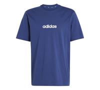 adidas Essentials Linear Single Jersey T-Shirt Herren JE8999 - dark blue/white M