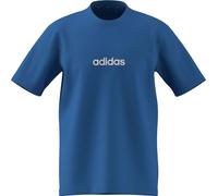 adidas Essentials Linear Single Jersey T-Shirt Herren KC0884 - ray blue/off white L