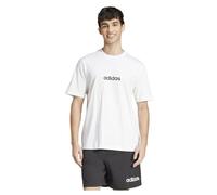 adidas Herren T-Shirt Linear Single Jersey Tee JE9000 XS White/Black