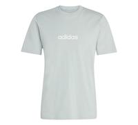 Adidas T-Shirt Essentials Linear KC0882 – Herren, 100% Baumwolle, Rundhals – wonder sage/white, XL