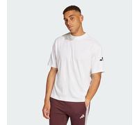 ADIDAS Herren Shirt Essentials Loose Fit 3 Bar Logo (JC9296) L WHITE/BLACK