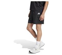 adidas Men's Essentials SMALL Logo Cargo Chelsea Short, Black/White, XXL