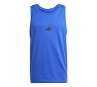 adidas Men's Essentials SMALL Logo Single Jersey Tank TOP, Team royal Blue/Black, XL