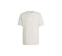adidas Men's Essentials SMALL Logo Single Jersey Tee, Wonder Alumina/White, XXL