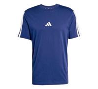 adidas Men's Essentials Three Stripes Single Jersey Tee, Dark Blue/White, 3XL