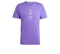 adidas Men's F50 T-Shirt mit Grafik Purple Rush XL