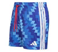 Badeshorts, 13 cm, vom Fußball inspirierte Grafik Semi Blue Burst / White S