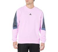 adidas Men's Future Icon Three Stripes Sweatshirt, Bliss Lilac, Medium