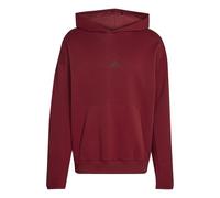 adidas Men's Future Icons SMALL Logo Hoodie, Active Maroon, M
