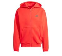 adidas Future Icons Small Logo Sweatjacke Herren JD4946 - pure ruby S