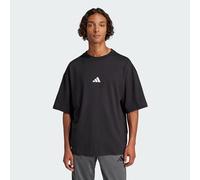adidas Men's Future Icons SMALL Logo Tee, Black, 4XL