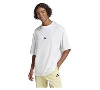 adidas Men's Future Icons SMALL Logo Tee, White, L Short