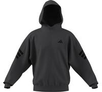 adidas Men's Future Icons Three Stripes Full-Zip Hoodie, Grey six, M