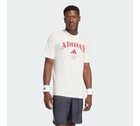 adidas Men's Heritage Graphic T.Shirt, Chalk White/Power red, M