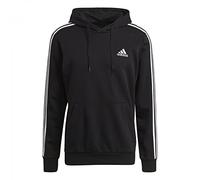 Adidas Mens Hooded Sweat M 3S Ft Hd, Black/White, GK9062, 4XL