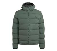 adidas Winter-Daunenjacke Helionic Soft Hooded (wind- wasserabweisend) grün Herren, Größe L