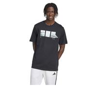 adidas Sportswear T-Shirt mit Motiv-Print in Black, Größe L