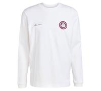 adidas Men's Long Sleeve Tee White L