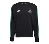 Sweatshirt ADIDAS PERFORMANCE "MER DNA SWTTP M", Herren, Gr. L, schwarz, semi mint rush, Obermaterial: 55% Baumwolle, 36% Polyester, 9% Viskose, Rundhals, angesetztes Bündchen, Sweatshirts Sweatshirt