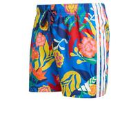 MEXICANA FLORALS 3 STRIPES SWIM SHORTS 5 INCH Glow Blue / White XS