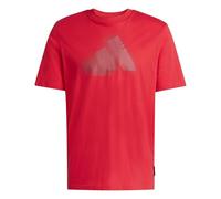 adidas Men's MODERN Essentials Graphic T-Shirt, Pure Ruby, XS