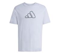 adidas Men's Motorsport Track Graphic T-Shirt, Halo Silver, 3XL