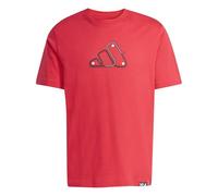 adidas Men's Motorsport Track Graphic T-Shirt, Pure Ruby, XL