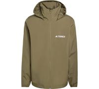 Adidas Men's Multi Essentials 2L Rain Jacket Olive Strata L