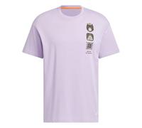 adidas Men's Multi Graphic T-Shirt, Powder Plum, XXL