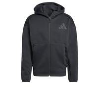 Kapuzensweatshirt ADIDAS SPORTSWEAR "M Z.N.E. FZ" Gr. XXXL, schwarz, Herren, Obermaterial: 57% Polyester, 43% Baumwolle, Sweatshirts (14427421-XXXL) schwarz