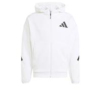 adidas Men's New Z.N.E. Zip-Hoodie White M Short